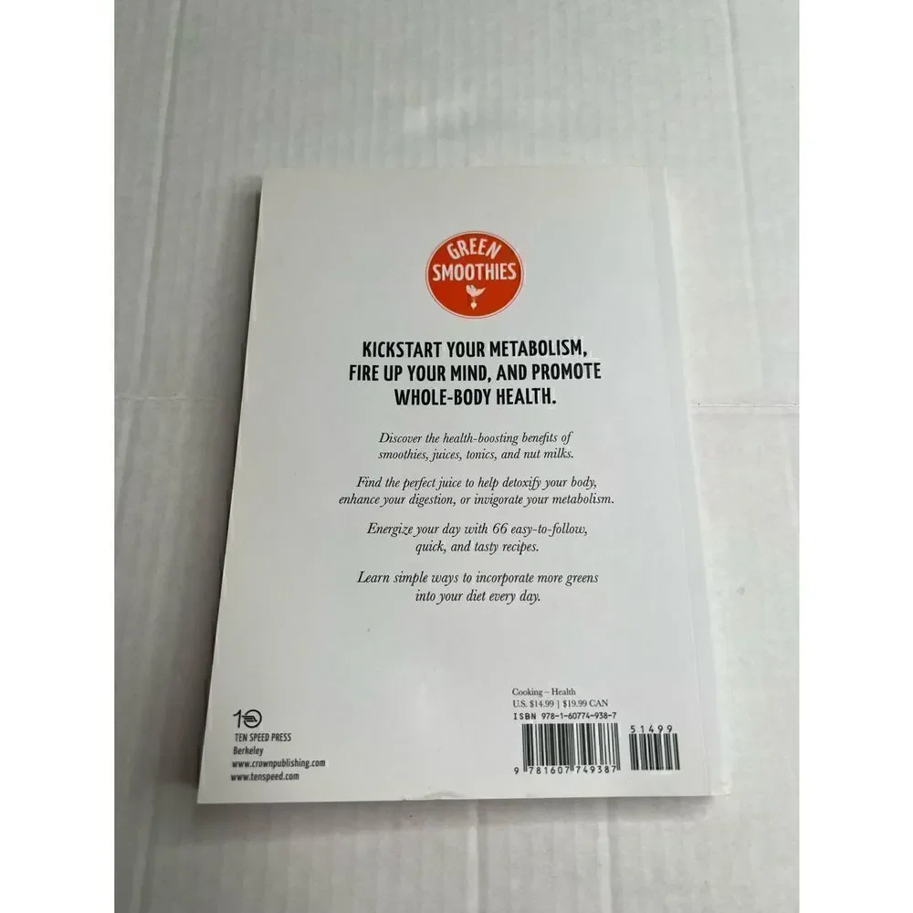 3/$15 or 5/$20 Green Smoothies paperback book